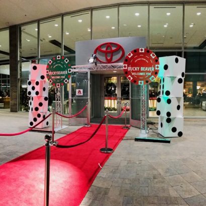 Bucky Beaver - Toyota - Special Events - Casino Night - Atlanta - The Main Event Company