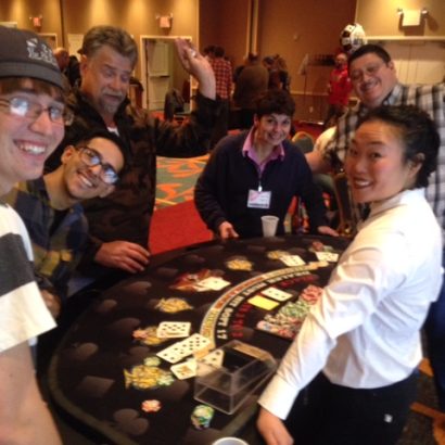 Blackjack Table - Casino Night - Atlanta - The Main Event Company