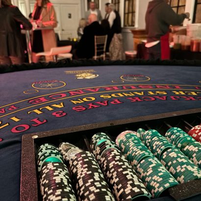 Blackjack Table - Casino Night - Atlanta - The Main Event Company