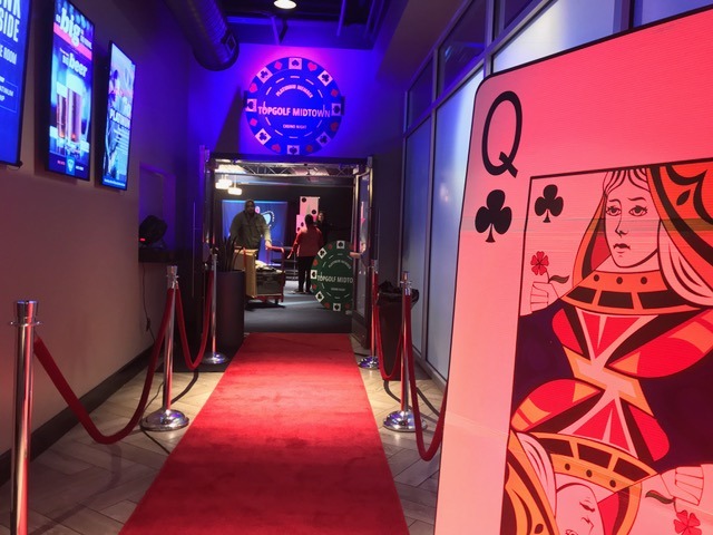 casino-entrance-red-carpet-playing-card-props - The Main Event Company