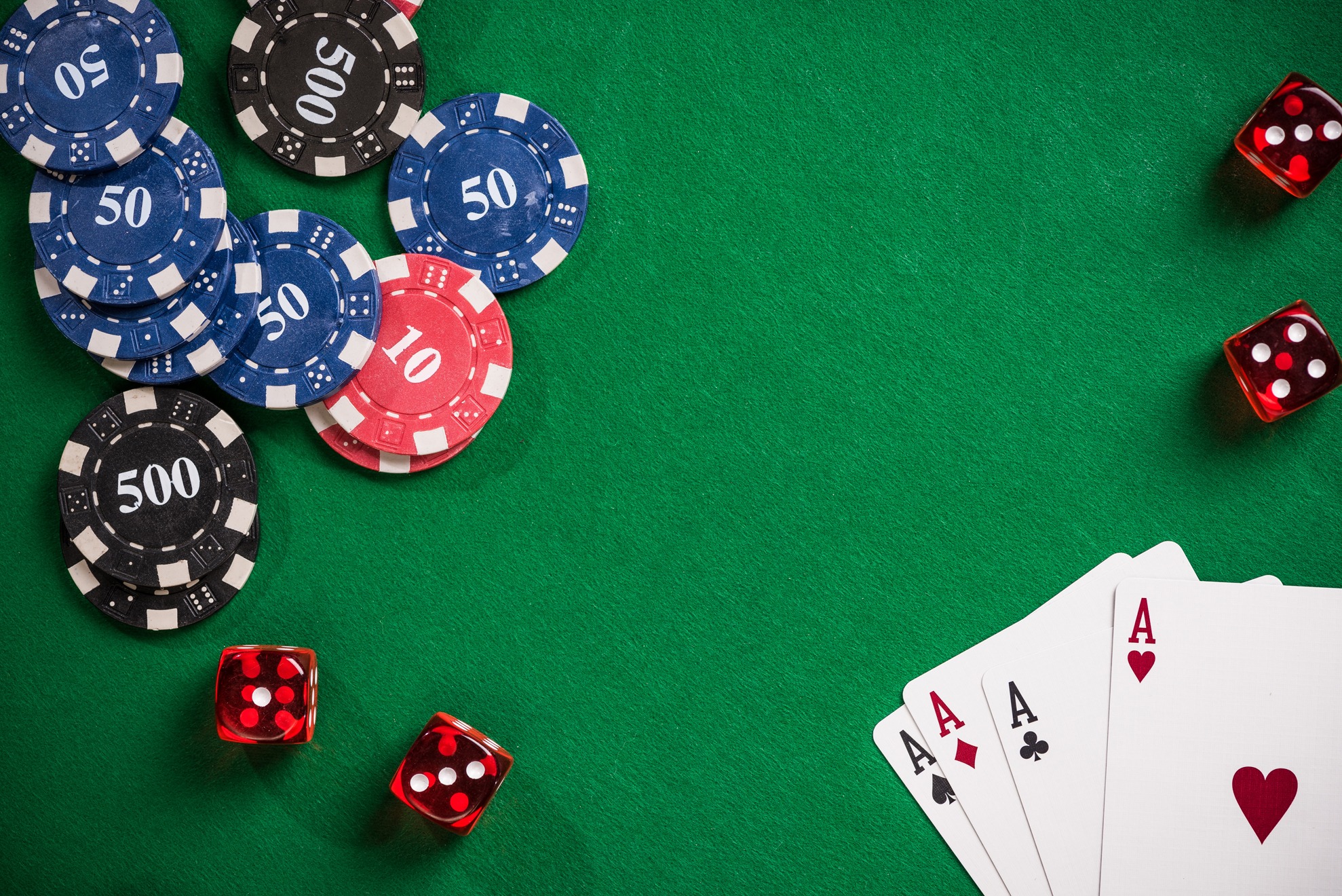 Poker and casino games concept - The Main Event Company